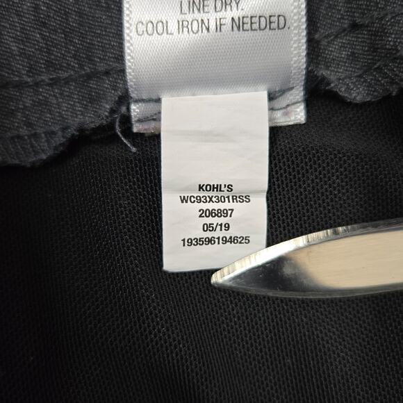 Croft & Barrow Perfectly Slimming Stretchy Straight Leg Pull-On Pants 10 SHORT - Picture 16 of 16